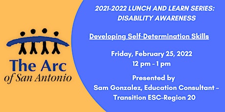 Lunch and Learn:  Developing Self-Determination Skills primary image