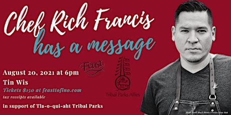 Chef Rich Francis has a message