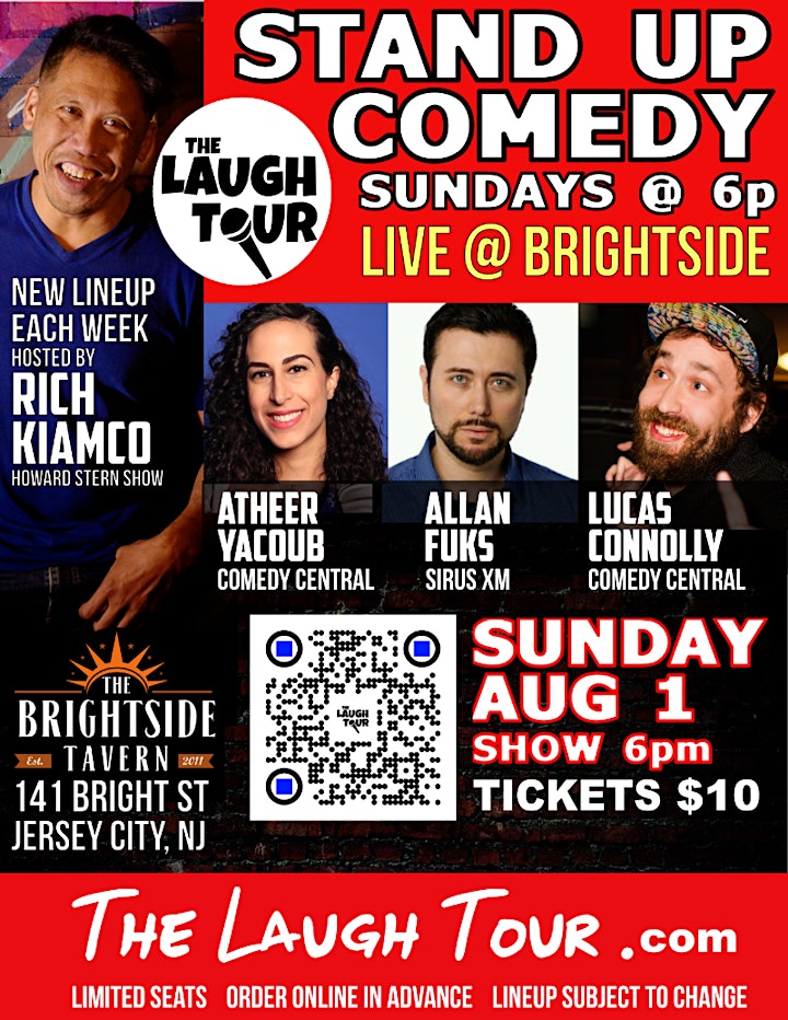 HALLOWEEN COMEDY SHOW @ The Brightside! SUN OCT 31 *Proof of VAX req image