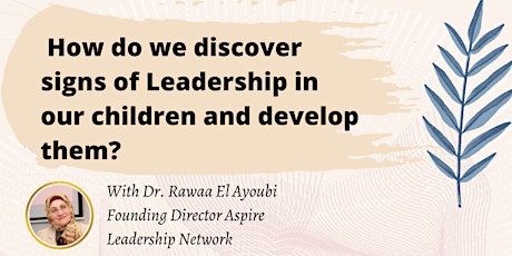 How do we discover signs of leadership in children (English) primary image