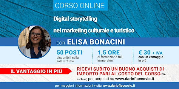 CORSO di Digital storytelling nel marketing culturale e turistico