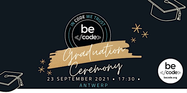 BeCode Antwerp - Graduation - 23-Sep-2021
