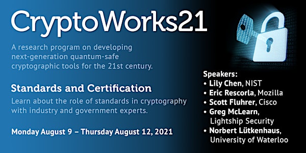 CryptoWorks21 Workshop - Standards and Certification