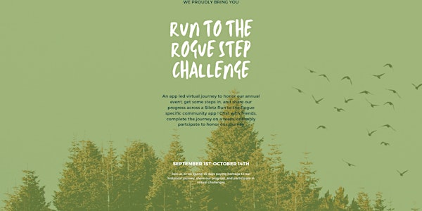 Virtual Run to the Rogue Step Challenege and Celebration