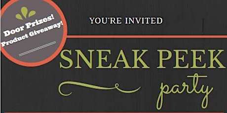 SNEAK PEEK Party! primary image