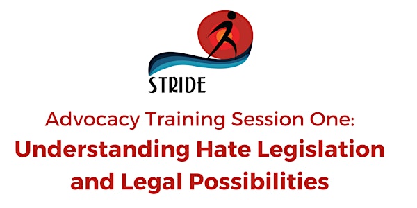 Advocacy Training 1: Understanding Hate Legislation & Legal Posibilities