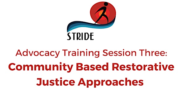 Community Based Restorative Justice Approaches