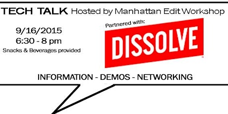 MEWShop TECH TALK Partnered with Dissolve primary image