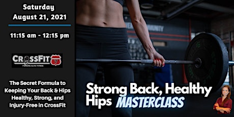 Strong Back, Healthy Hips Masterclass primary image