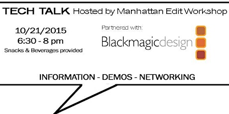MEWShop TECH TALK Partnered with Blackmagic Design primary image