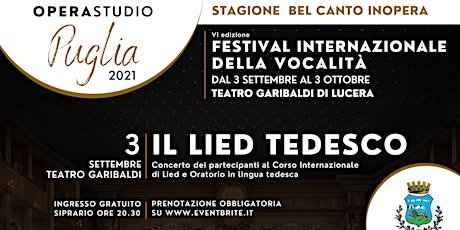 Immagine principale di IL LIED TEDESCO concerto dei partecipanti al corso internazionale di Lied 