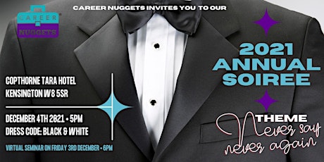 2021 CAREER NUGGETS SOIREE - VIRTUAL -  & IN-PERSON (2 DAYS - 3 & 4 Dec) primary image