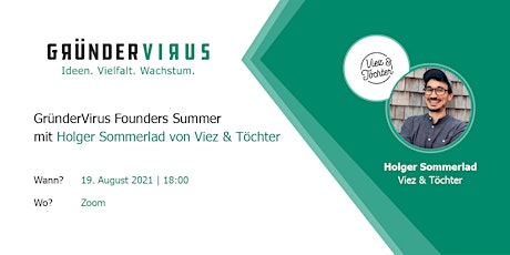 Hauptbild für GründerVirus Founders Summer: Viez & Töchter