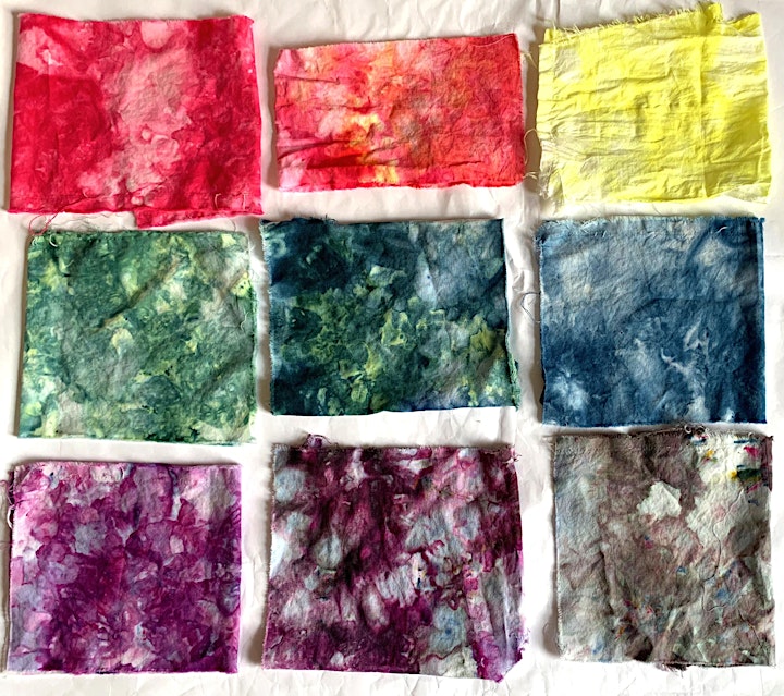 Ice Tie Dye Online Workshop for Beginners image