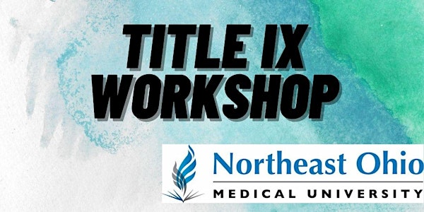 Title IX Workshop - Oct 20