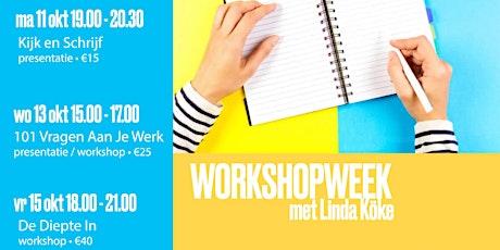 Workshopweek: artist all access