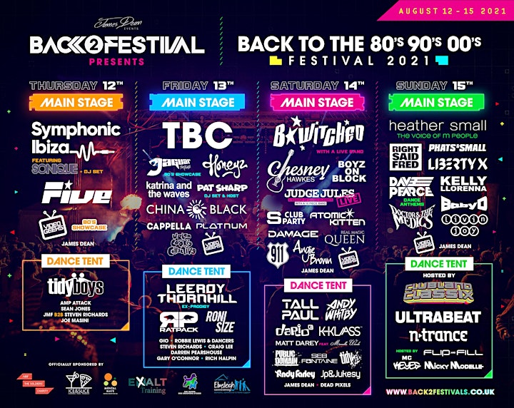 Back to the 80's, 90's & 00's Festival 2021 image