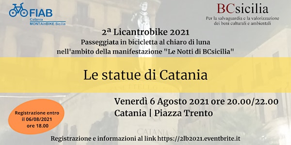 2ª Likantrobike 2021 - Le statue di Catania