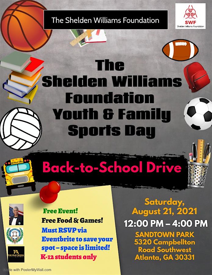 
		Shelden Williams Foundation Youth &  Family Sports Day image
