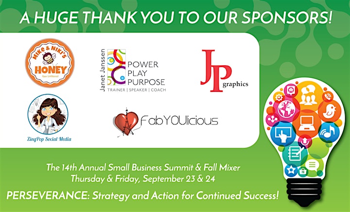
		14th Annual Fall Mixer and Small Business Summit image
