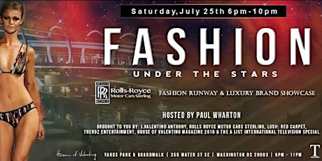 Fashion under the Stars hosted by Paul Wharton primary image
