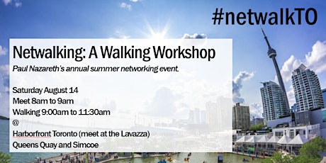 Summer #netwalkTO hosted by Paul Nazareth primary image