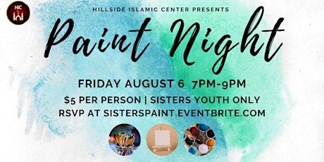 Sisters Youth Paint Night primary image
