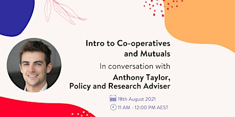 Intro to Co-operatives and Mutuals with Anthony Taylor primary image