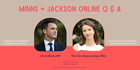 Minns + Jackson Online Q & A primary image