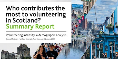 Who contributes the most to volunteering in Scotland?