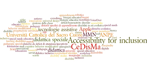 Convegno Accessibility for inclusion: didattica speciale e nuove tecnologie