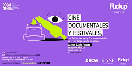 FUCKUP NIGHTS: CINE, DOCUMENTALES Y FESTIVALES primary image