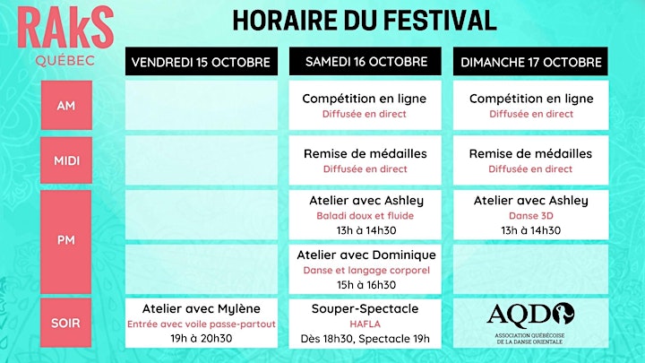 Image de ATELIER: Mylène - "Entrée avec voile" Festival RAkS Québec 2021
