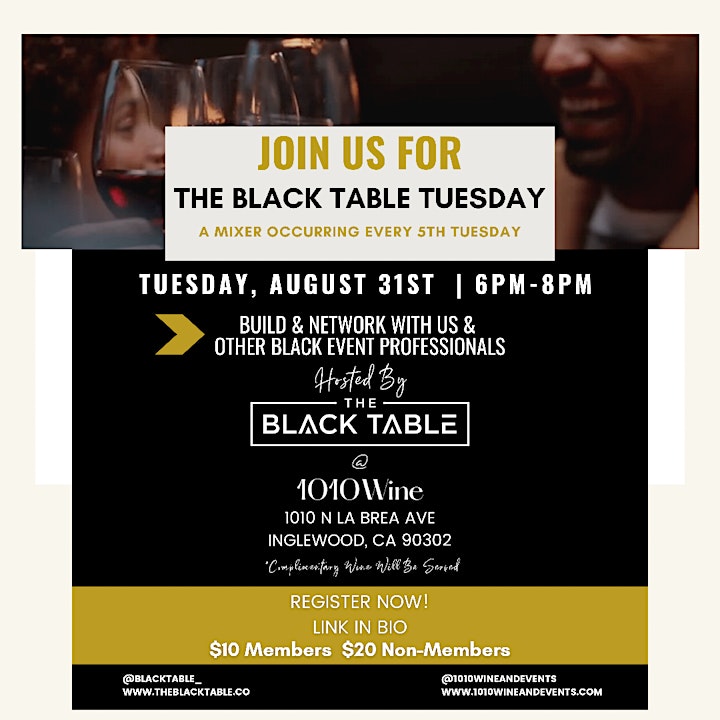 
		The Black Table Tuesday's NetworkingMixer image
