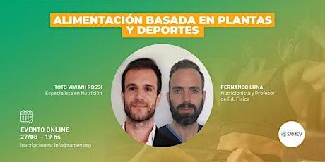 Imagen principal de Alimentación basada en plantas y deportes