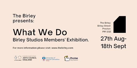 What We Do - Birley Studio members’ exhibition 2021 primary image