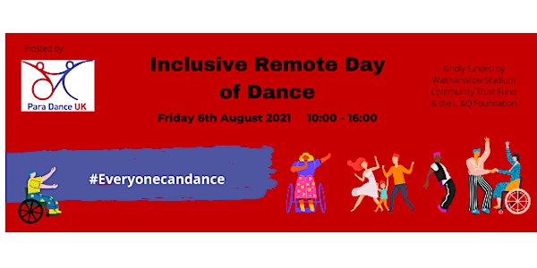 Inclusive Remote Day of Dance: Friday 6th August 2021