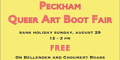 Peckham Queer Art Boot Fair primary image