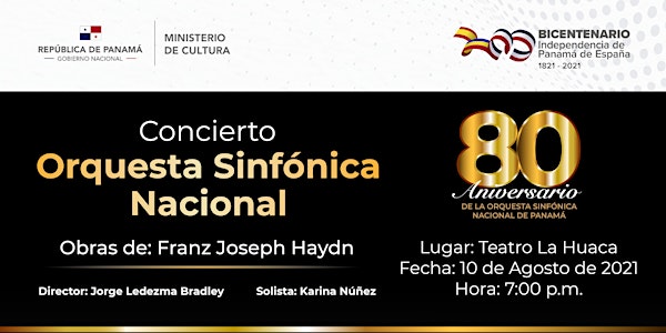 Concierto Orquesta Sinfónica Nacional