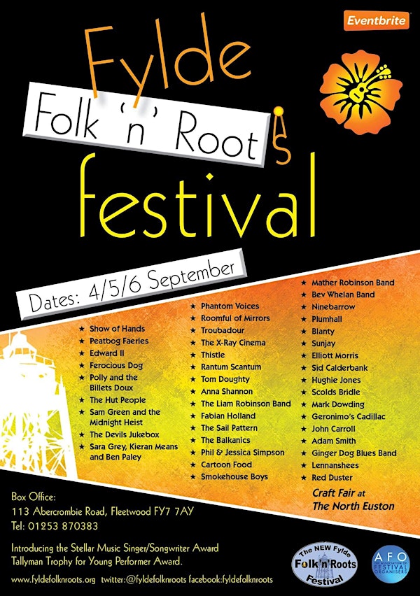 The New Fylde Folk'n'Roots Festival 2015