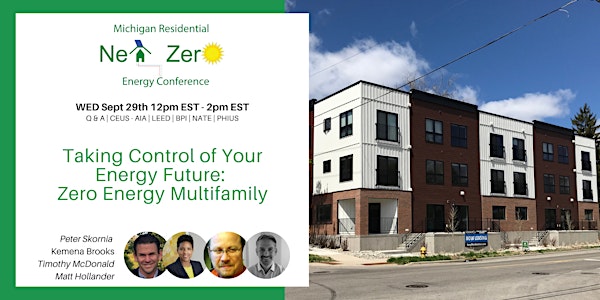 Take Control of your Energy Future - Zero Energy  Multifamily Housing