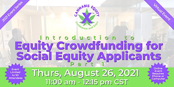 Equity Crowdfunding For Social Equity Applicants - Part 1