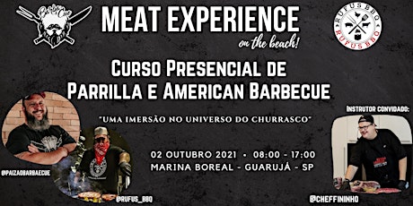 Imagem principal do evento MEAT EXPERIENCE "ON THE BEACH" PAIZÃO E RUFUS BBQ