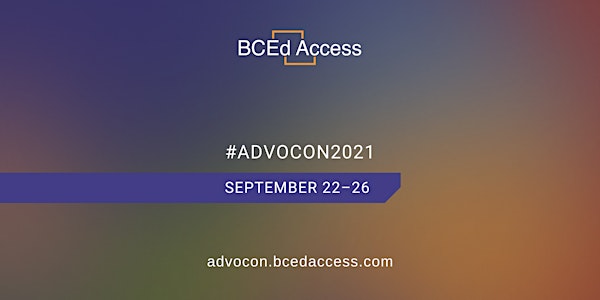 BCEdAccess AdvoCon2021