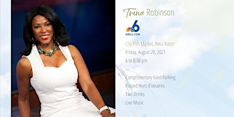 Waterfront Happy Hour Mixer featuring NBC6 News Anchor Trina Robinson! primary image