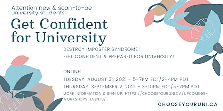 Get Confident for University!