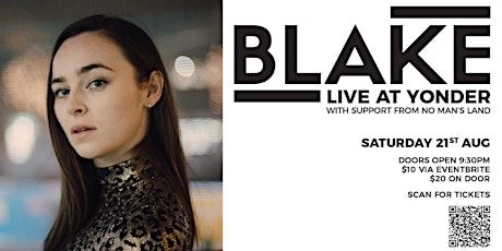 Blake - Live at Yonder + support from No Mans Land primary image