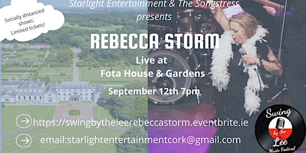 Rebecca Storm in concert -  Swing by the Lee