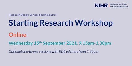 Starting Research Workshop 2021