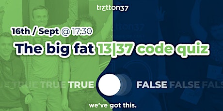 The big fat 13|37 code quiz of 2021